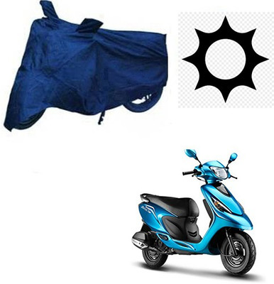 RPSENTTERPR Waterproof Two Wheeler Cover for TVS(Zest, Blue)