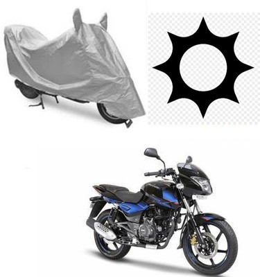 RPSENTTERPR Waterproof Two Wheeler Cover for Bajaj(Pulsar 150 DTS-i, Silver)