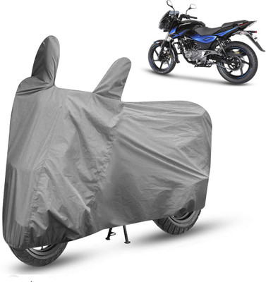 Gavya Two Wheeler Cover for Bajaj(Pulsar 150 DTS-i, Grey)