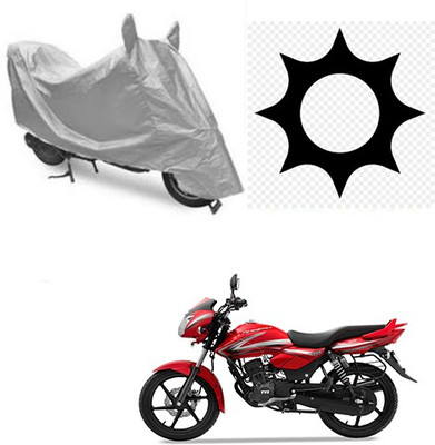 RPSENTTERPR Waterproof Two Wheeler Cover for TVS(Pheonix, Silver)