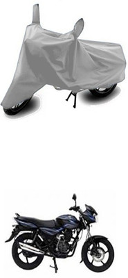 Utkarsh Two Wheeler Cover for Bajaj(Discover 100 DTS-i, Silver)
