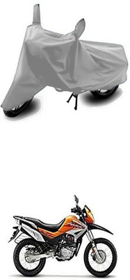 Gromaa Two Wheeler Cover for Hero(Impulse, Silver)