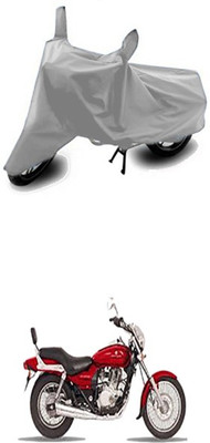 Gromaa Two Wheeler Cover for Bajaj(Enticer, Silver)
