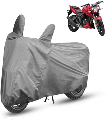 THE REAL ARV Two Wheeler Cover for TVS(Apache RTR 200 4V, Grey)