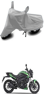Gromaa Two Wheeler Cover for Bajaj(Silver)