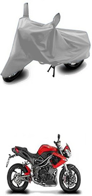 Utkarsh Two Wheeler Cover for DSK Benelli(TNT R, Silver)