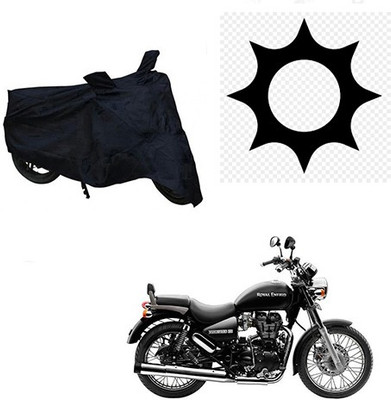 RPSENTTERPR Waterproof Two Wheeler Cover for Royal Enfield(Thunderbird 500, Black)