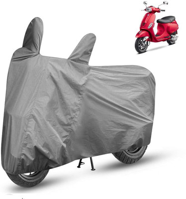 APNEK Waterproof Two Wheeler Cover for Vespa(Vespa LX, Grey)