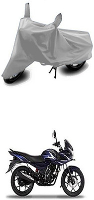 Utkarsh Two Wheeler Cover for Bajaj(Discover 150 f, Silver)