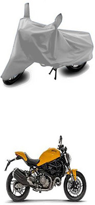 Gromaa Two Wheeler Cover for Ducati(Monster 82, Silver)