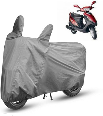 THE REAL ARV Waterproof Two Wheeler Cover for Kinetic(Nova, Grey)