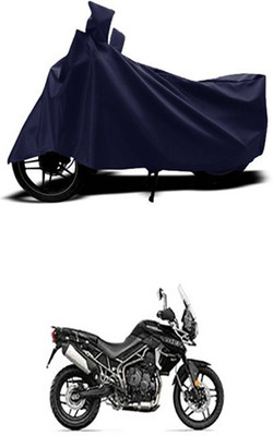 Wadhwa Creations Two Wheeler Cover for Triumph(Tiger 800 XR, Blue)