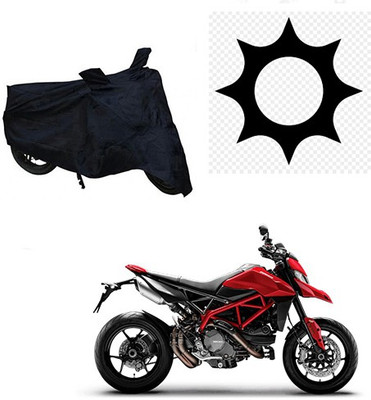 RPSENTTERPR Waterproof Two Wheeler Cover for Ducati(Hyperstrada, Black)