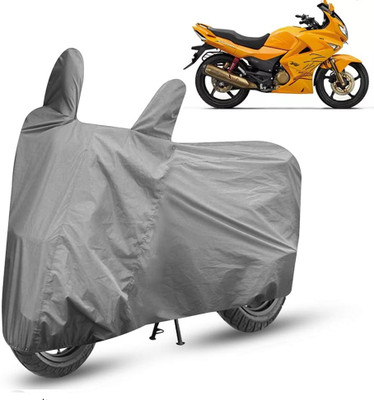 THE REAL ARV Two Wheeler Cover for Hero(Karizma ZMR, Grey)