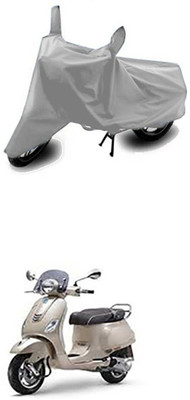 Utkarsh Two Wheeler Cover for Piaggio(Silver)