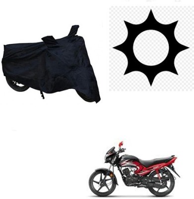 MMSSTAR Waterproof Two Wheeler Cover for Honda(Dream Yuga, Black)