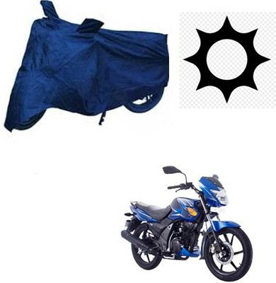 RPSENTTERPR Waterproof Two Wheeler Cover for TVS(Flame SR125, Blue)