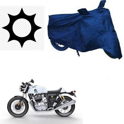 RPSENTTERPR Waterproof Two Wheeler Cover for Royal Enfield(Continental GT, Blue)