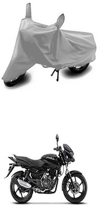 Utkarsh Two Wheeler Cover for Bajaj(Pulsar 150, Silver)