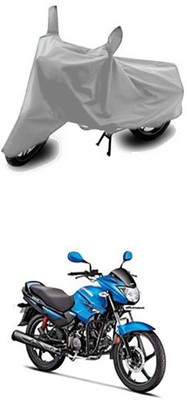 Utkarsh Two Wheeler Cover for Hero(Silver)