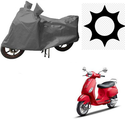 RPSENTTERPR Waterproof Two Wheeler Cover for Piaggio(Vespa VXL, Grey)