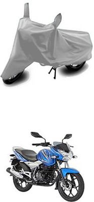 Utkarsh Two Wheeler Cover for Bajaj(Discover 150 s, Silver)