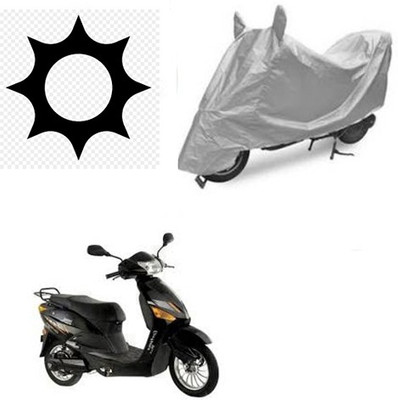 RPSENTTERPR Waterproof Two Wheeler Cover for Hero(Electric Zippy, Silver)