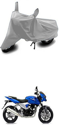 Utkarsh Two Wheeler Cover for Bajaj(Pulsar 200 NS DTS-i, Silver)