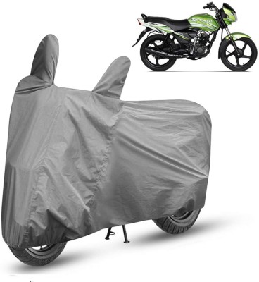 HMS Two Wheeler Cover for TVS(Jive, Grey)