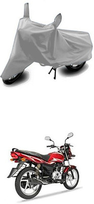 Utkarsh Two Wheeler Cover for Bajaj(Platina, Silver)