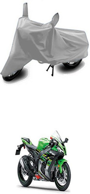 Utkarsh Two Wheeler Cover for Kawasaki(Silver)