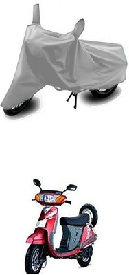 Gromaa Two Wheeler Cover for Kinetic(Silver)