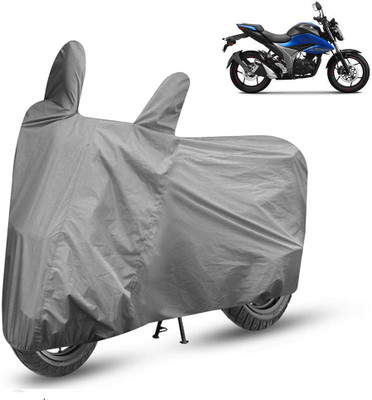 APNEK Waterproof Two Wheeler Cover for Suzuki(Gixxer, Grey)