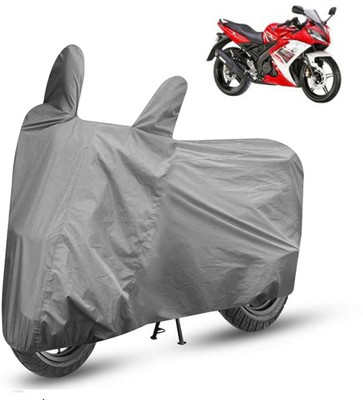APNEK Waterproof Two Wheeler Cover for Yamaha(YZF R15 Ver 2.0, Grey)