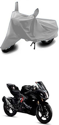 Utkarsh Two Wheeler Cover for TVS(Silver)