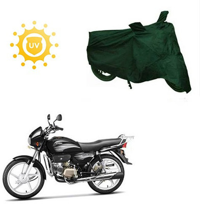 Motoren Waterproof Two Wheeler Cover for Hero(Splendor Plus, Green)