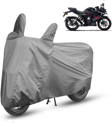 THE REAL ARV Two Wheeler Cover for Suzuki(Gixxer SF, Grey)