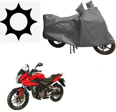 RPSENTTERPR Waterproof Two Wheeler Cover for Bajaj(Pulsar AS 150, Grey)