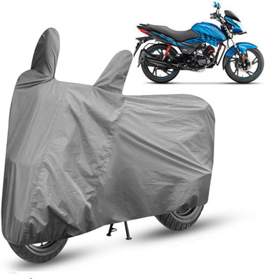 THE REAL ARV Two Wheeler Cover for Hero(Glamour FI, Grey)