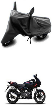 Gromaa Two Wheeler Cover for Bajaj(Grey)
