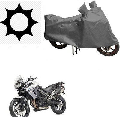 RPSENTTERPR Waterproof Two Wheeler Cover for Triumph(Tiger 800 XR, Grey)