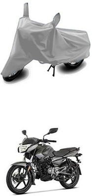 Utkarsh Two Wheeler Cover for Bajaj(Silver)