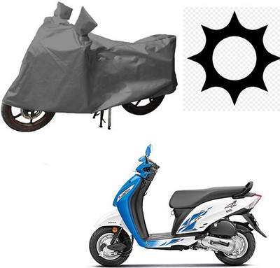 RPSENTTERPR Waterproof Two Wheeler Cover for Honda(Activa i, Grey)