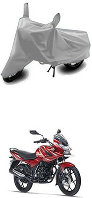 Utkarsh Two Wheeler Cover for Bajaj(Silver)