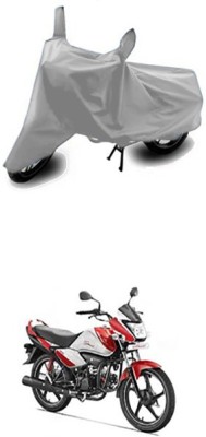 Utkarsh Two Wheeler Cover for Hero(Splendor I Smart, Silver)