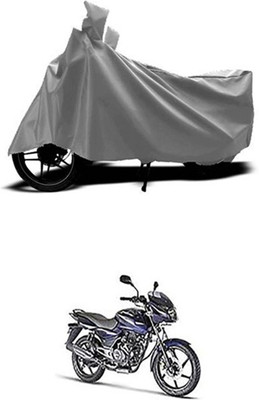 Coverit Two Wheeler Cover for Bajaj(Pulsar, Grey)