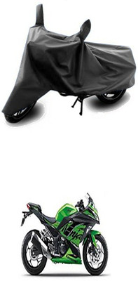 Gromaa Two Wheeler Cover for Kawasaki(Ninja 300, Grey)