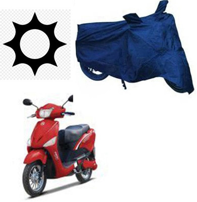 RPSENTTERPR Waterproof Two Wheeler Cover for Hero(E Scoot, Blue)