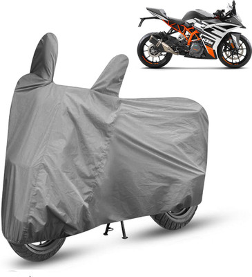THE REAL ARV Waterproof Two Wheeler Cover for KTM(RC 390, Grey)