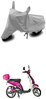 Utkarsh Two Wheeler Cover for Avon(E Lite, Silver)